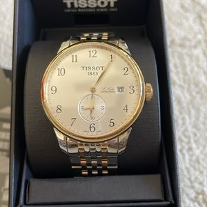 Tissot two-tone chronograph watch.  Never worn. All original parts.